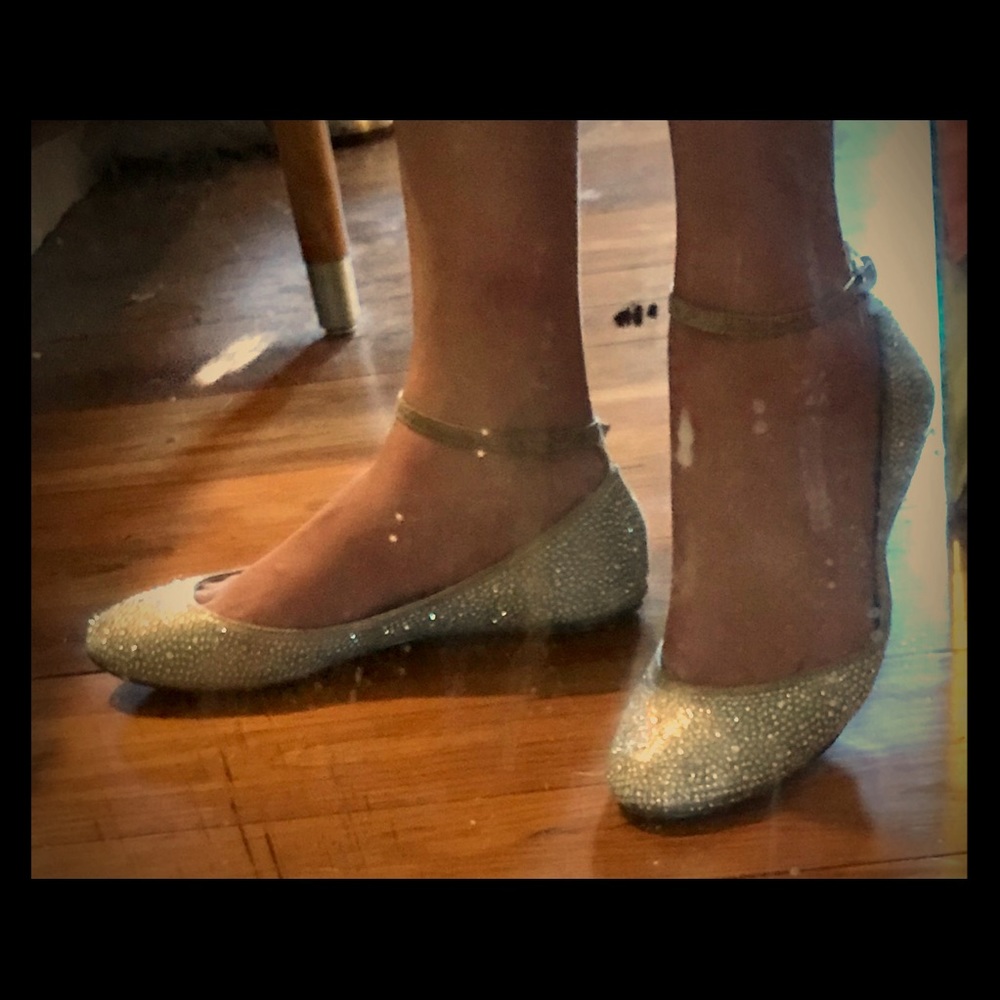Wedding flats, worn once